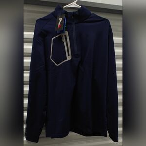 RLX Polo Ralph Lauren Men’s  Navy Golf Performance 1/4 Zip Pullover MSRP $148